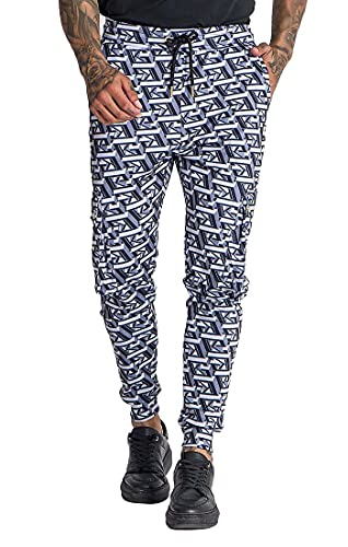 Gianni Kavanagh Spodnie męskie Black Destiny Cargo Jogger, czarny, XS