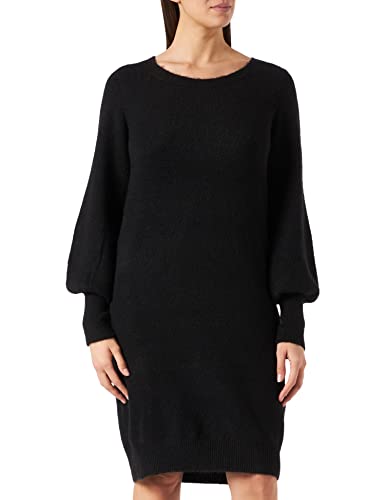 VERO MODA Damska sukienka Vmsimone Ls O-Neck Dress Ga Noos, czarny, XS