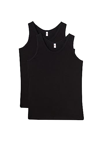 Dagi Męski tank top, czarny, rozmiar L, 2 sztuki w opakowaniu, czarny, L