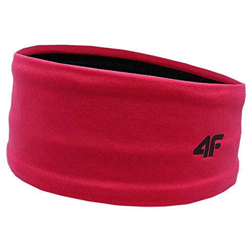 4F Opaska unisex U035, różowy (Hot Pink), Gorący róż
