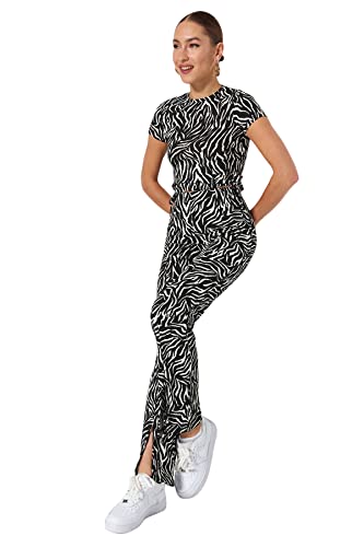 Trendyol Damskie spodnie z dzianiny, bardzo kolorowe, XL, Bardzo kolorowe, XL