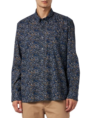 camel active koszula męska, niebieski (Night Blue), M