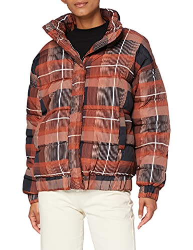 SPARKZ COPENHAGEN Damska kurtka Amelia Check, Brązowy (kasztan 267), XL