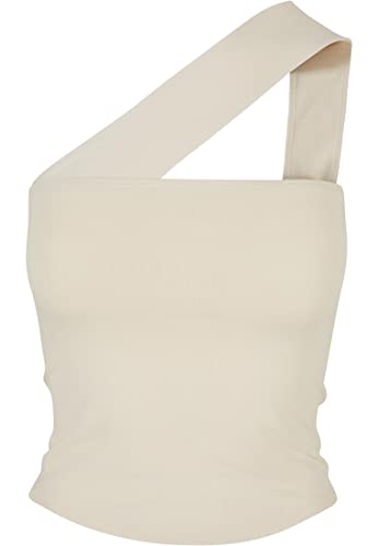 Urban Classics Ladies One Strap Top damski top czarny Basics, Streetwear, Whitesand, 4XL