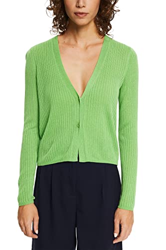 ESPRIT Damski sweter 022EO1I307, 310/zielony, standardowy
