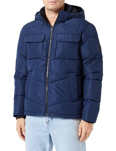 Jack&JONES JJMASON Męska kurtka puchowa SN, granatowa, XXL, granatowy blezer, XXL