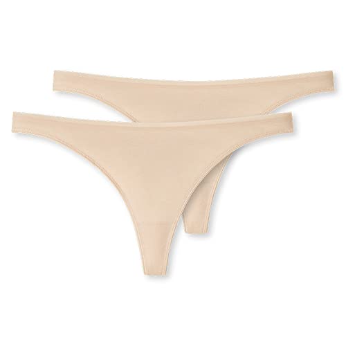 Schiesser Damskie stringi z bawełny ekologicznej - 95/5 Organic, Skóra_174293, 44