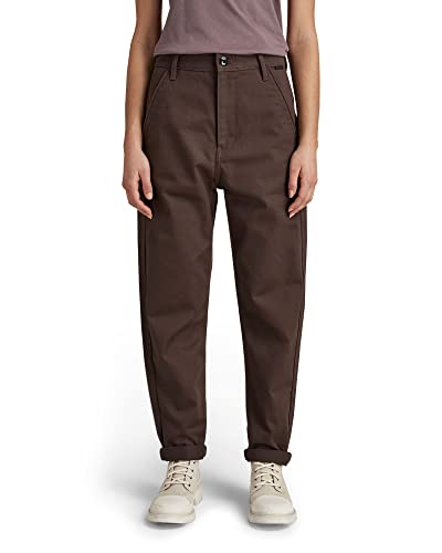 G-STAR RAW Damskie spodnie typu Boyfriend Tapered Chino, Brązowy (ziarna kawy D20070-c900-d311), 29W