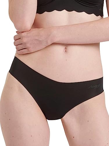 Sloggi Damskie stringi zero z mikrofibry 2.0, czarne, M