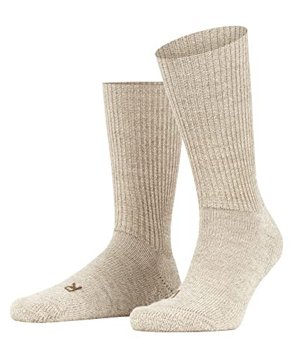 FALKE Uniseks Skarpety Walkie Ergo U SO Wełna Merynosa jednokolorowe 1 Para, Beżowy (Sand Melange 4490), 39-41