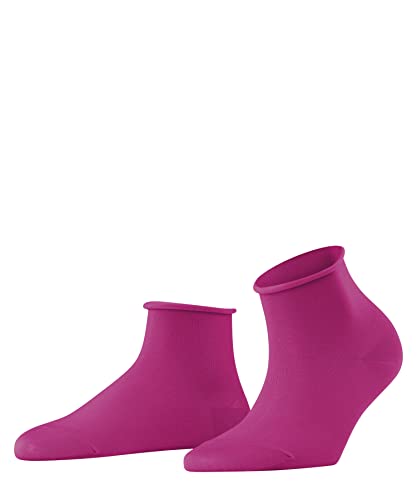 FALKE Cotton Touch Krótkie skarpety damskie czarne plus cienkie, wzmocnione niskie, eleganckie kolory bez wzoru na każdą okazję, idealne na lato 1 para, Różowy (Berry 8390), 39-42 EU