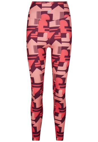FILA Damskie legginsy Ragusa AOP High Waist, Amaranth React Aop, XS