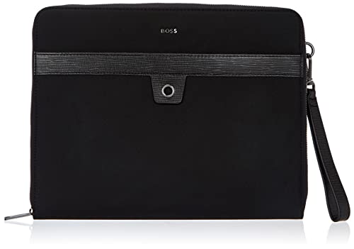 BOSS Męski First Class_Clutch Portfolio, Black1, One Size