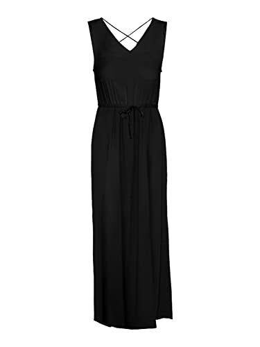 VERO MODA Damska sukienka VMEASY SL Tank Maxi Dress R1 WVN GA, czarna, XS, czarny, XS