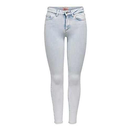 ONLY Damskie spodnie jeansowe, jasnoniebieski (light blue denim), XXS x 30L