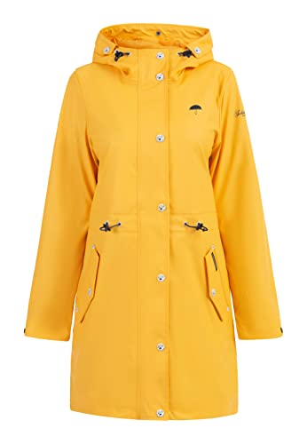 Schmuddelwedda Damski płaszcz przeciwdeszczowy, miodowo-żółty-271, XL, Honiggelb-271, XL