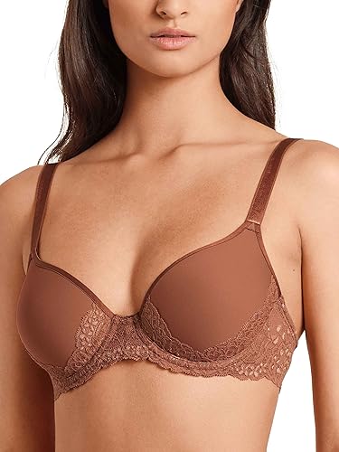 CALIDA Sensual Secrets damski biustonosz z miseczkami, Biszkopt imbirowy, 70D