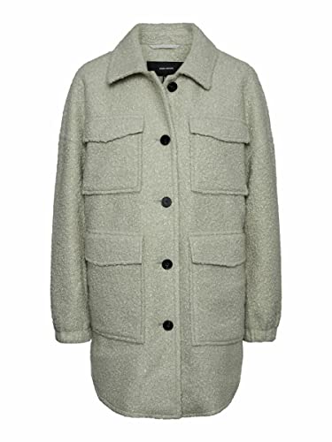 VERO MODA Płaszcz damski, Mineral Gray, XS