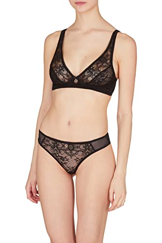 Emporio Armani Biustonosz damski typu bralette, Czarny, S