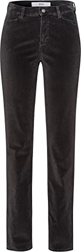 BRAX Damskie spodnie Carola Five-Pocket z satyny bawełnianej, szary, 36W / 32L