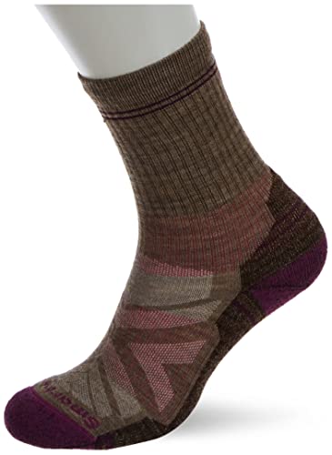Smartwool Damskie wędrówki lekkie poduszki Crew skarpety, Fossil, Large
