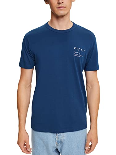ESPRIT T-shirt męski, 450/Petrol Blue, S