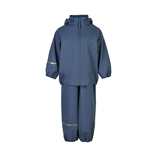 Celavi Dziecięca kurtka przeciwdeszczowa Pu Recycled Rain Set, niebieski (China Blue), 90