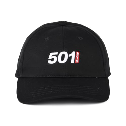 Levi's 501 Czapka z grafiką, Regular Black, One Men's, REGULAR CZARNY, rozmiar uniwersalny