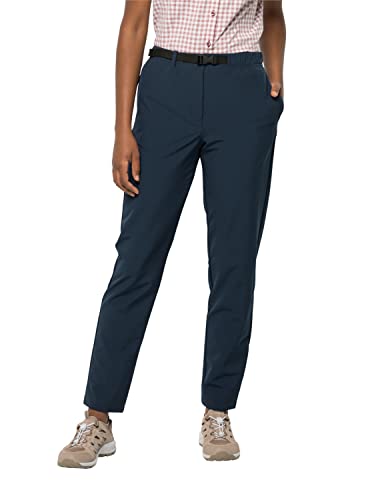 Jack Wolfskin Damskie spodnie Summer Walk Pants W spodnie rekreacyjne, Night Blue, 34, niebieski (Night Blue), 34