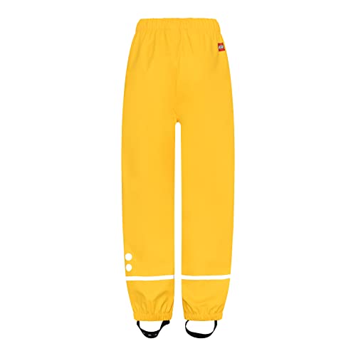 LEGO Wear PUCK 101 - RAIN PANTS, Spodnie przeciwdeszczowe chłopięce, Gelb (Żółte 225), 116