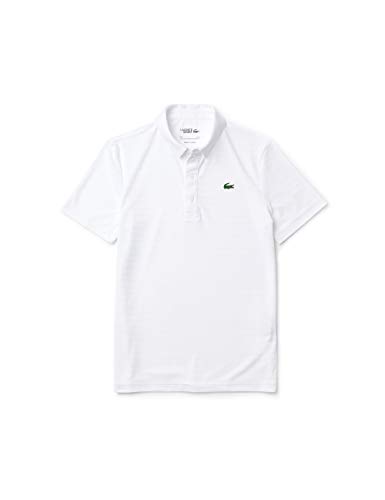 Lacoste Męska koszulka polo o regularnym kroju marki Paris, Blanc (001), 3XL