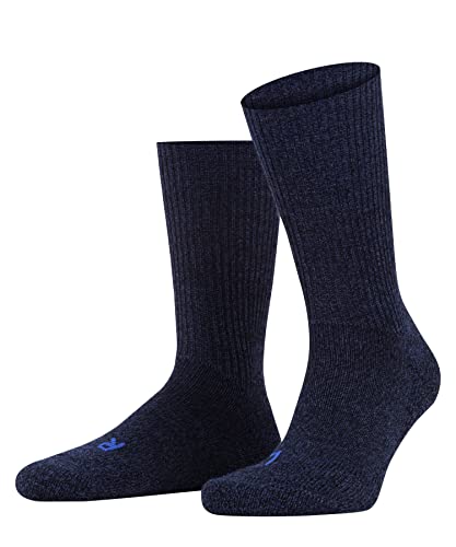FALKE Uniseks Skarpety Walkie Ergo U SO Wełna Merynosa jednokolorowe 1 Para, Niebieski (Jeans 6670), 44-45