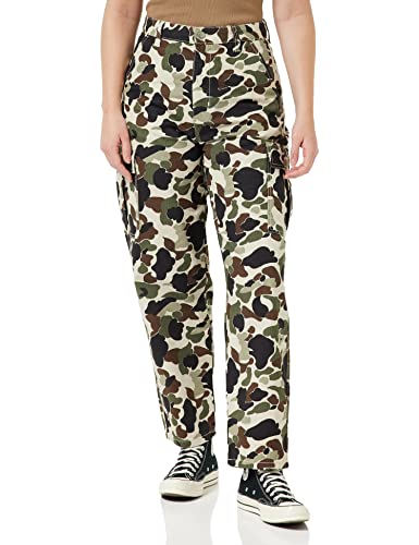 Dr. Denim Damskie spodnie Bella Cargo, kamuflaż, M