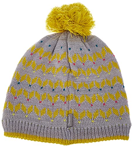 Sterntaler Uniseks dziecięca czapka dziergana romby czapka, Srebrny mel, 49 cm