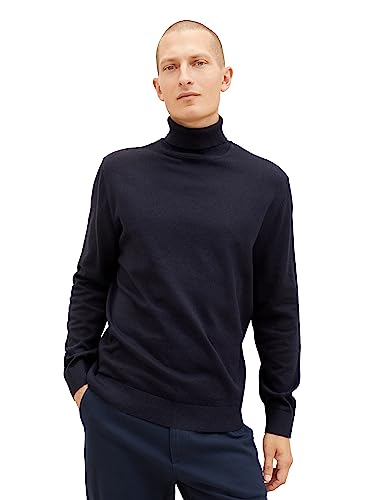 TOM TAILOR Sweter męski, 13160-knitted Navy Melange, L