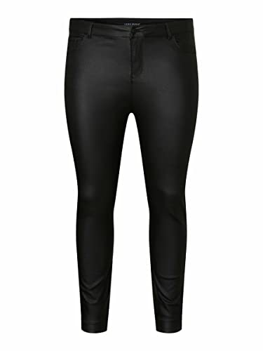 VERO MODA Spodnie damskie Vmseven normalna talia gładkie, Black 1, 50