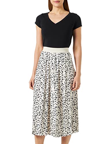 Vila Damska spódnica Vinitban Print Skirt/Su-Noos, Brzoza/Aop: Dolma W Black, XXL