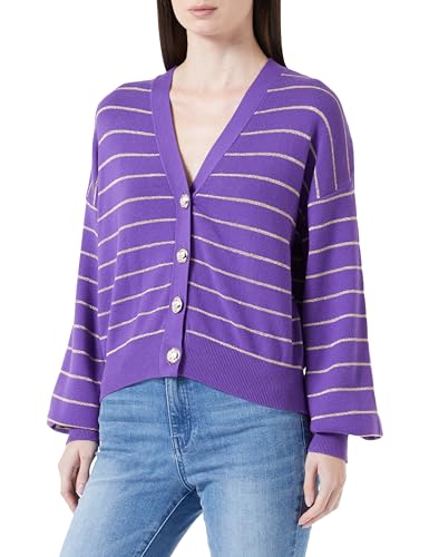 nelice Damski kardigan 11025361-NE01, fioletowy, XL/XXL, liliowy, XL-XXL