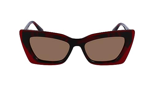 Calvin Klein Damskie okulary przeciwsłoneczne CKJ23656S, Hawana czerwono-niebieskie, jeden rozmiar, Hawana Czerwony Niebieski, Rozmiar uniwersalny
