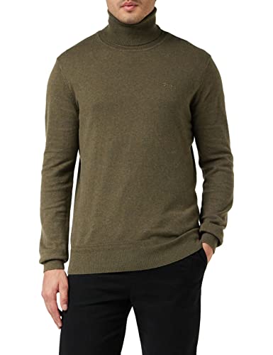Schott Nyc sweter męski, Brąz, XXL