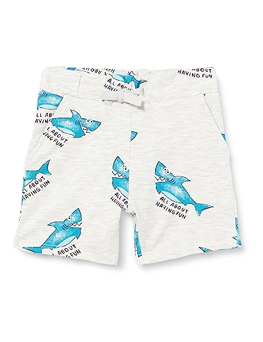 NMMJARL Szorty dresowe UNB, jasnoszary melanżowy, 80