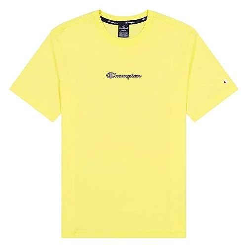 Champion Koszulka męska Soft Fluo S/S, Limon, S