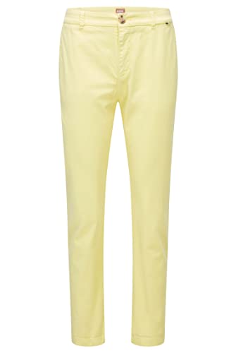 BOSS Damskie spodnie C_Tachini2-D, rozmiar Medium Yellow, 44