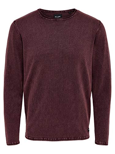 ONLY & SONS Sweter męski, fudge, XS