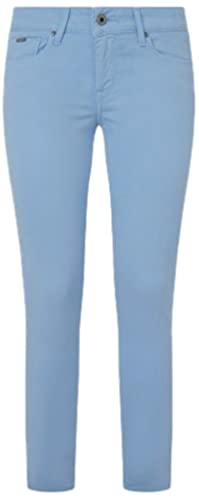 Pepe Jeans Spodnie damskie Soho, Niebieska (Bay), 31W / 32L