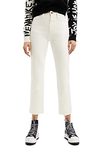 Desigual jeansy damskie, biały, 38