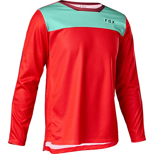 Yth Defend Ls Jersey Moth Fluo Red