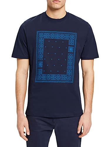 ESPRIT T-shirt męski 023EE2K310, 400/NAVY, M, 400/granatowy, M