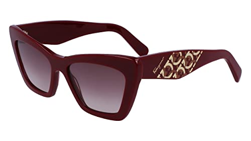 FERRAGAMO SF1081SE Okulary, Bordeaux, 55/17/145 dla kobiet, Bordeaux