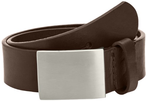 Playshoes Unisex dziecięcy pasek skórzany o szerokości 30 mm, 4 - brązowy, 55